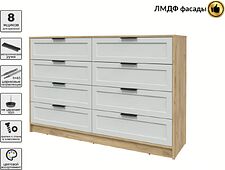 Комод Интерлиния Концепт Тренд КТ-К157 (дуб золотой/грей)