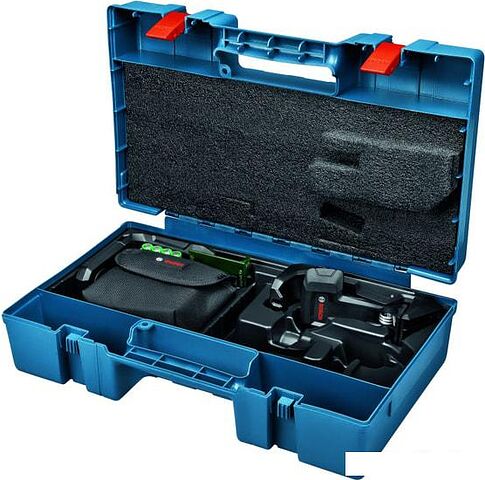 Лазерный нивелир Bosch GLL 2-15 G Professional 0601063W02 (LB 10 + DK 10, кейс)
