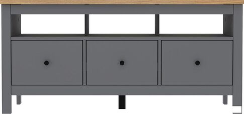 Тумба Mio Tesoro Сага 3 ящика 2.08.03.090.15 (серый/ясень)