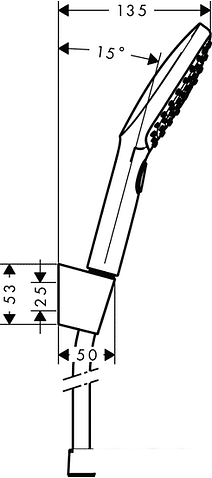 Душевой гарнитур Hansgrohe Raindance Select E 120 [26720000]