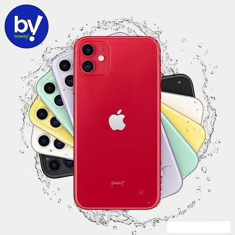 Смартфон Apple iPhone 11 128GB Воcстановленный by Breezy, грейд В (красный)