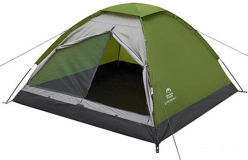 Треккинговая палатка Jungle Camp Lite Dome 2 (зеленый/серый)
