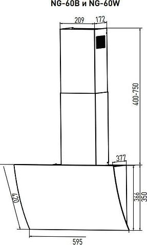 Кухонная вытяжка Making Oasis Everywhere NG-60W
