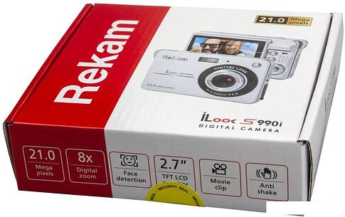 Фотоаппарат Rekam iLook S990i (серебристый)