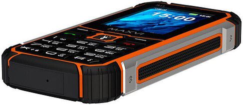 Кнопочный телефон Maxvi R11 (оранжевый)