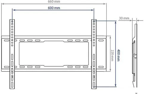 Кронштейн Kromax IDEAL-101 (черный)