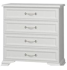 Комод Bravo Мебель Грация 4ящ (белый-белый)