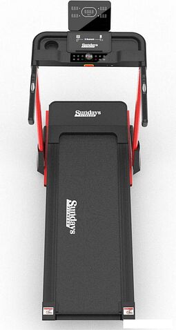 Электрическая беговая дорожка Sundays Fitness Middle Line T7F Plus (черный/красный)
