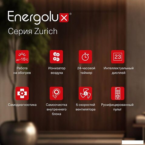 Кондиционер Energolux Zurich SAS18Z5-AI/SAU18Z5-AI