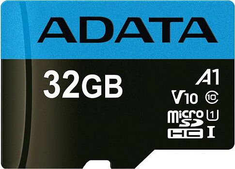 Карта памяти A-Data Premier AUSDH32GUICL10A1-RA1 microSDHC 32GB (с адаптером)