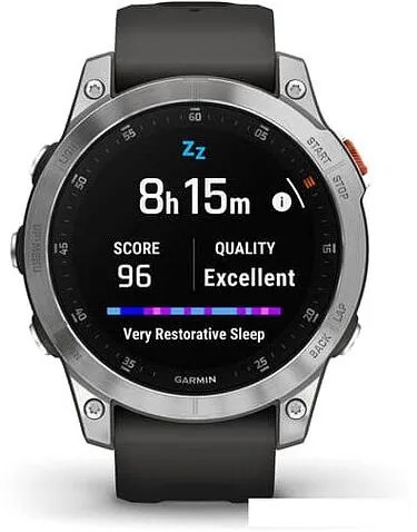 Умные часы Garmin Epix Gen 2 (cланцевая сталь/черный)