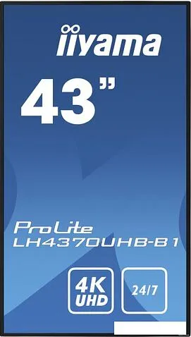 Информационная панель Iiyama ProLite LH4370UHB-B1