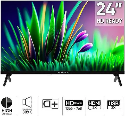 Телевизор Topdevice Frameless TDTV24CN04H_BK