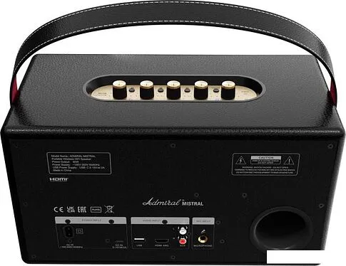 Беспроводная колонка Admiral Audio Mistral (черный)
