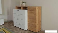 Комод Империал Невио-1 (дуб крафт золотой-белый)