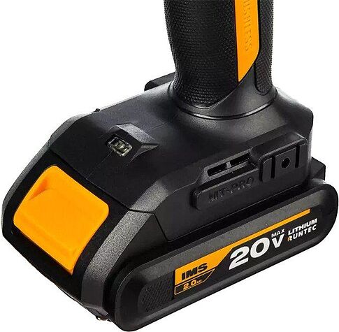 Ударная дрель-шуруповерт Runtec RT-ID222 (с 2-мя АКБ, сумка)