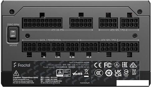 Блок питания Fractal Design Ion+ 2 Platinum 660W FD-P-IA2P-660