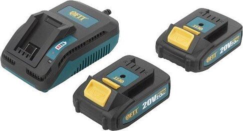 Ударная дрель-шуруповерт FIT 79903 (с 2-мя АКБ, кейс)