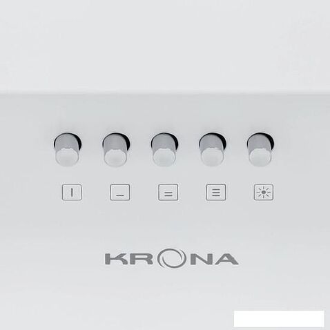 Кухонная вытяжка Krona Platte 600 White PB (белый)