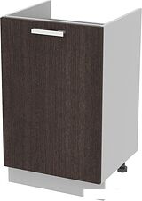 Шкаф напольный Интерлиния Компо НШ50м-1дв (дуб венге)