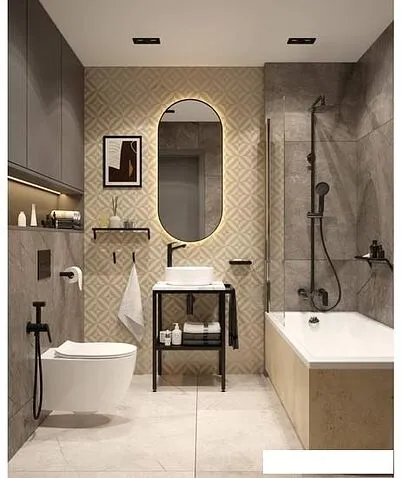 Душевая система  Deante Anemon Nero NAC N1JM