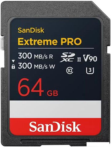 Карта памяти SanDisk Extreme PRO SDXC SDSDXDM-064G-GN4IN 64GB Карта памяти SanDisk Extreme PRO SDXC SDSDXDM-064G-GN4IN 64GB