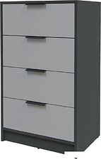 Комод Интерлиния Концепт КТ-К60 (серебро/антрацит)