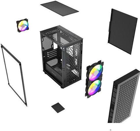 Корпус Powercase Mistral Micro EM18 CMMEM18B-A3