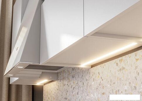 Готовая кухня Mio Tesoro Токио 1.6 (белый текстурный/дуб сонома)