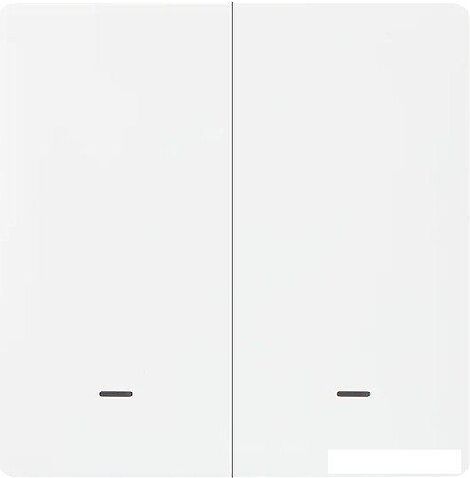 Выключатель Hommyn zigbee 2 клавиши SWZBNN02W (без нейтрали)