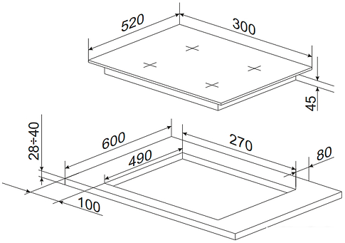 Варочная панель Hansa BHKW330500
