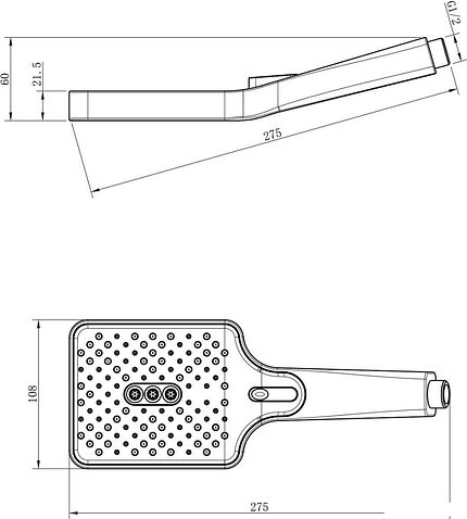 Душевой гарнитур  Lauter 213GM
