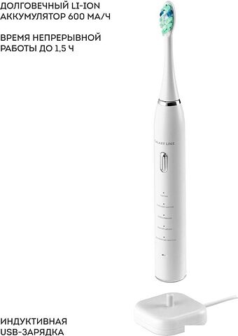 Электрическая зубная щетка Galaxy Line GL 4983 (белый)