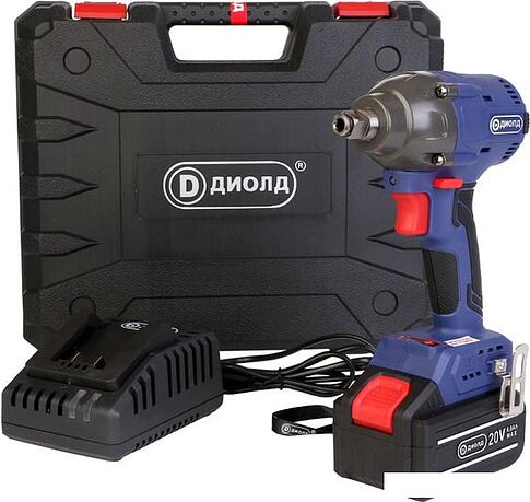 Гайковерт ДИОЛД ГЭА-20ЛИ-03 10300043 (с 1-им АКБ, кейс)