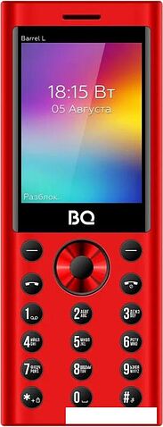 Кнопочный телефон BQ BQ-2458 Barrel L (красный)
