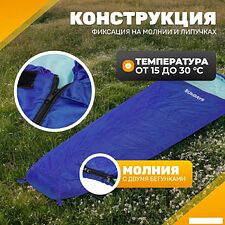 Спальный мешок Sundays ZC-SB-S4 (4шт, синий)