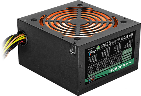 Блок питания AeroCool VX-600 RGB