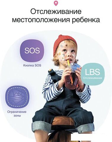 Детские умные часы Prolike PLSW02PP (сиреневый)