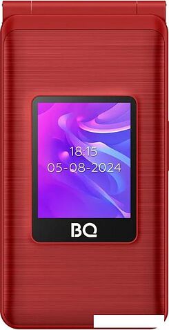Кнопочный телефон BQ BQ-2412 Shell Duo (красный)