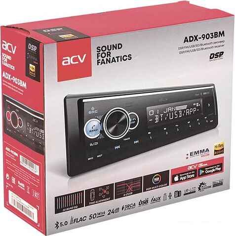 USB-магнитола ACV ADX-903BM DSP