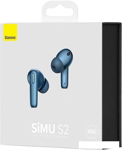 Наушники Baseus Simu S2 (синий)