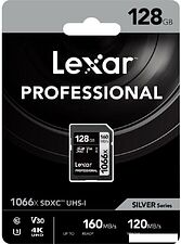 Карта памяти Lexar Professional 1066x SDXC LSD1066128G-BNNNG 128GB Карта памяти Lexar Professional 1066x SDXC LSD1066128G-BNNNG 128GB