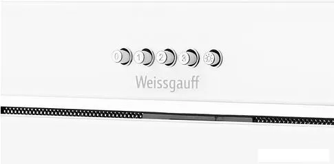 Кухонная вытяжка Weissgauff Pilot 600 PB White Glass