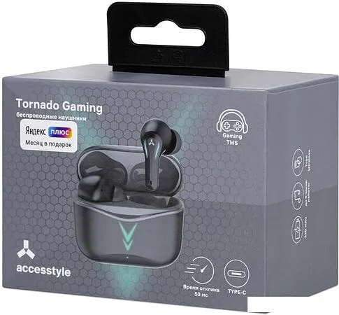 Наушники AccesStyle Tornado Gaming (черный)