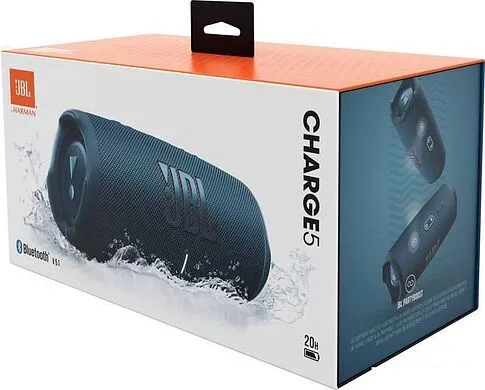 Беспроводная колонка JBL Charge 5 (синий)