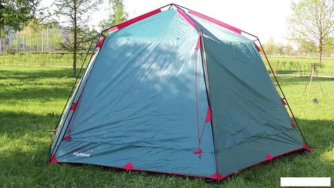 Тент-шатер BTrace Camp (песочный/зеленый)