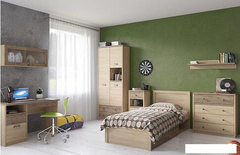 Комод Anrex Diesel 4S/D1 (дуб мадура/веллингтон)