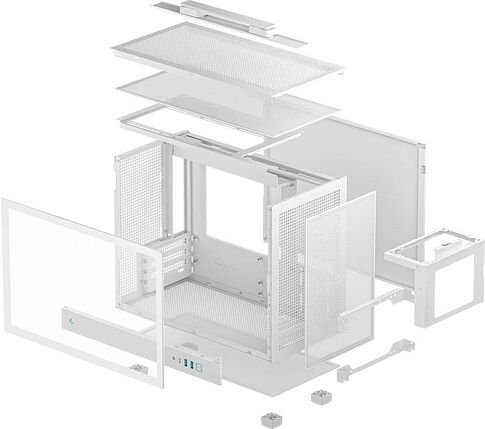 Корпус DeepCool CH160 Plus R-CH160-WHNGM0-G