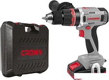 Дрель-шуруповерт Crown CT21090HMX-2 BMC (с 2-мя АКБ 2Ah, кейс) Дрель-шуруповерт Crown CT21090HMX-2 BMC (с 2-мя АКБ 2Ah, кейс)