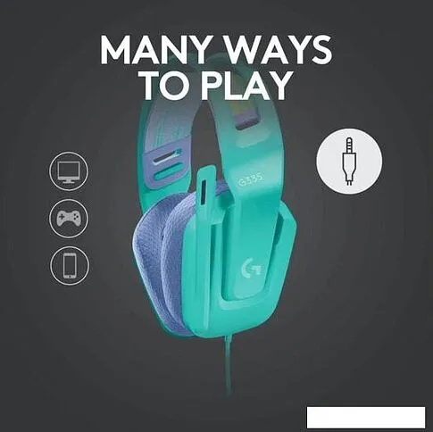 Наушники Logitech G335 (мятный)